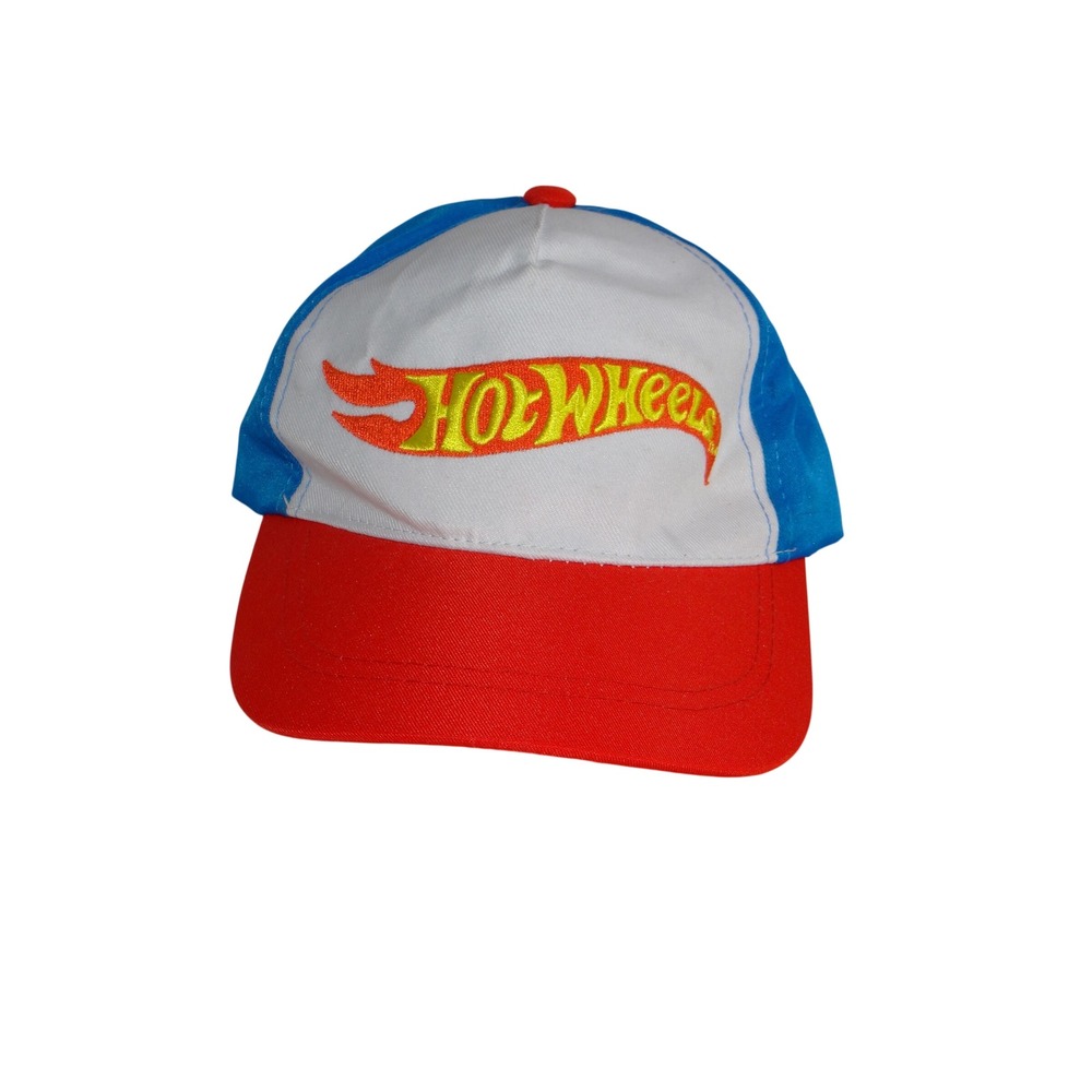 Hot Wheels Monster Trucks Snapback Hat Blue White Red Racing Cap 2024 Mattel